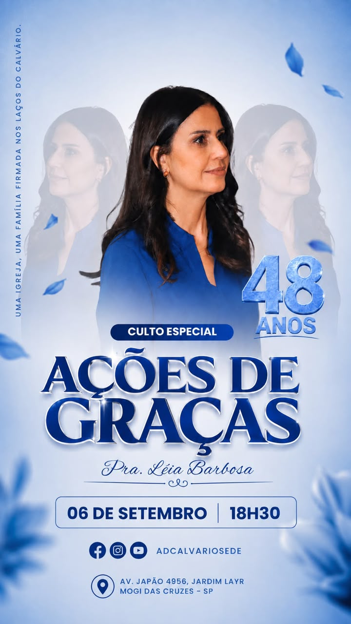 Culto Especial Ações de Graças